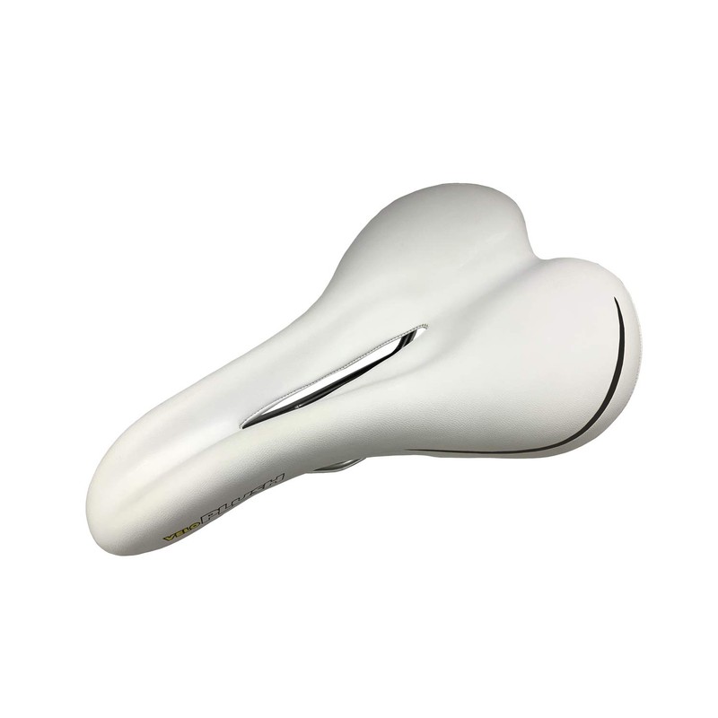 VELO Plush VL-3147 Men's Saddle WHITE SL-OTR-M007