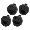 61mm/2.4in Marine Flush Pull Slam Latch Round Ring Lock Boat