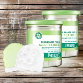 Pillosoft Cleansing Tissue Eye Makeup Removal Bubble Laser Pad Accu Tea Tree 2 Pieces 20 Pieces / 필로소프트 클렌징 티슈 눈 화장 지우기 버블레이저 패드 아큐 티트리 2개 20개입