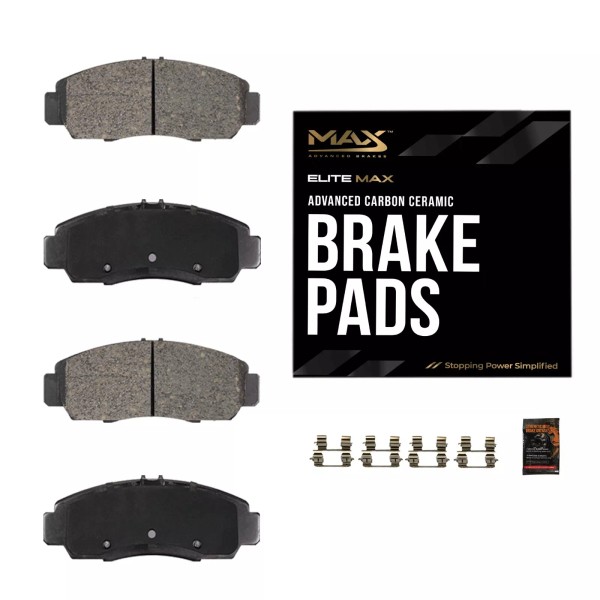 Max Advanced Brakes Rear Elite-Max Carbon Ceramic Pad for 2019