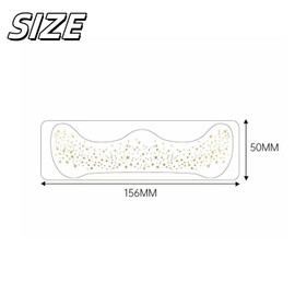 Glitzer Gesicht Sommersprossen Tattoo,4 Stück Wasserfeste Goldene Sterne und Punkte Temporäre Tattoos, Wasserfestes Festival Make-up, Henna Style Gesichtsdekoration