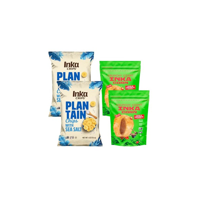Inka Crops Plantains & Corn Duo, (Original Plantains & Chile