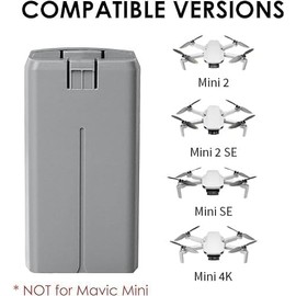 Aovee Aovee Mini 2 Series Battery Intelligent Flight 1 Pack Compatible with DJI Mini 4K,Mini2,Mini2 SE,MiniSE Drone