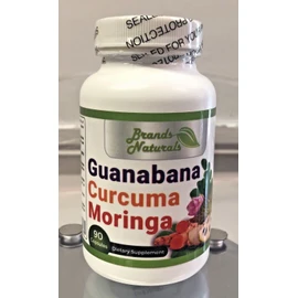 New Sellado Brands Naturals Guanabana Curcuma Moringa 90 Capsules 500mg 