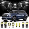 11 Pieces Interior LED Lights Replacement for Mitsubishi Outlander 2022-2024