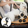 SlowTon Dog Seat Belt, Adjustable Dog Safety Belt Leash, 2