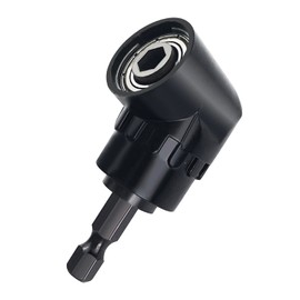 Gsakskdsap 105° Angle Wrench, Angle Drill Attachment Adapter with Magnetic Bit Holder, Right Angle Drill Adapter Accessories, Multifunctional Angle Wrench Attachment for Narrow Spaces