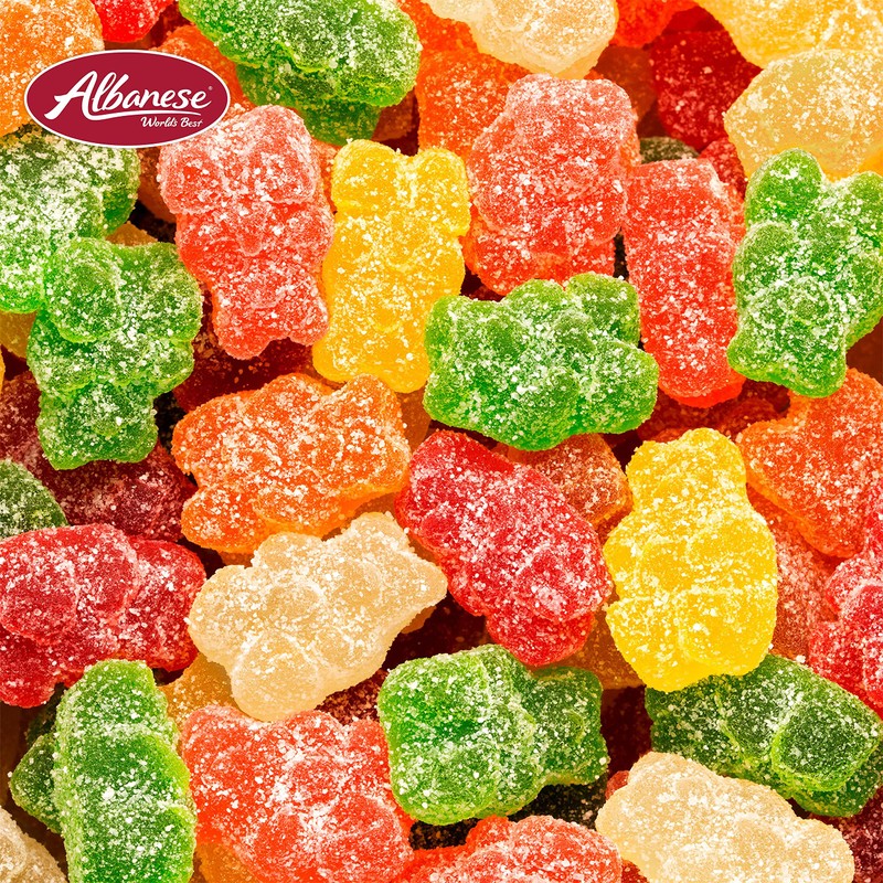 Albanese World's Best Sour Gummi Bears, 4.5lbs of Candy