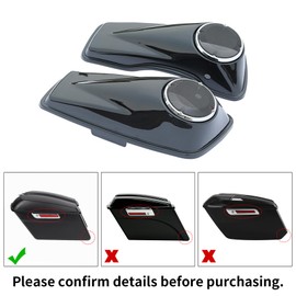 TCMT 6.5" Saddlebag Speaker Lids Fits For Harley Touring Street Glide Road King Road Glide Electra Glide Ultra Limited Tri Glide 2014-2023