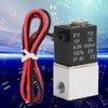 Quick Response Solenoid Valve Water Air Oil 2-Position 2-Way Aluminum