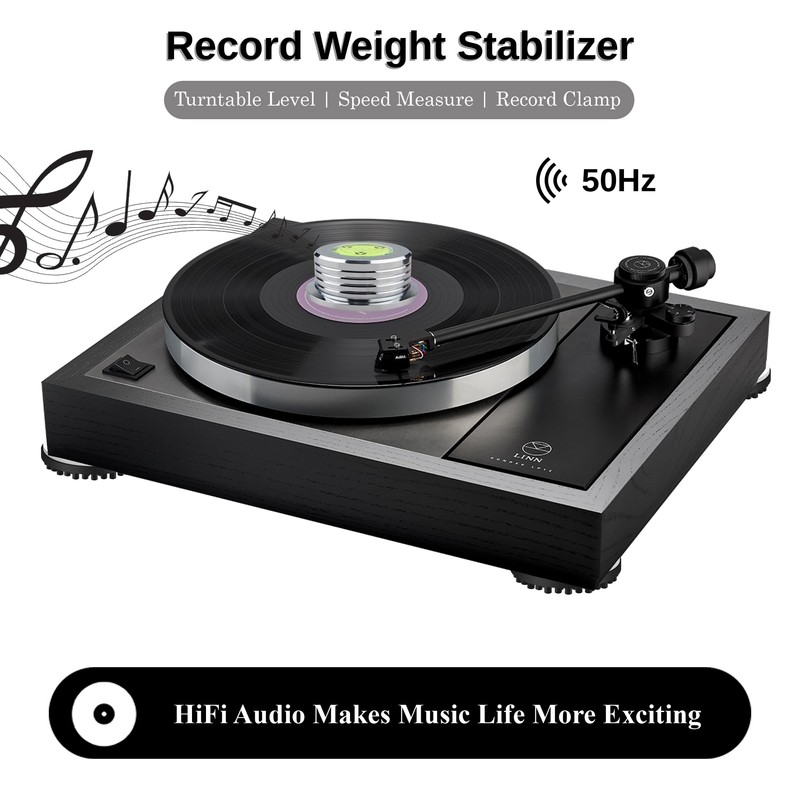 Record Weight Stabilizer, LP Weight Disc Stabilizer, 50Hz Turntable Level,