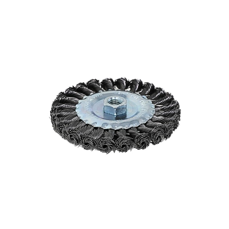 Twisted Wire Brush Disc for Angle Grinder 125 mm Versatile