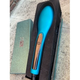 Nubi Hair New Nubi Hair Simply Sleek Ceramic Hair Straightening Brush Teal