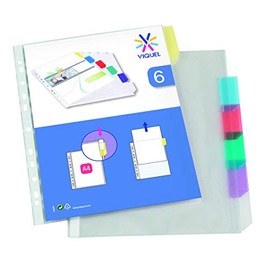 Viquel 154116-04Â 6Â Dividers A4Â Pockets