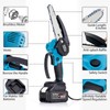 HORMY Mini Chainsaw Cordless 6-inch, 2 Pack 3.0Ah Batteries Power