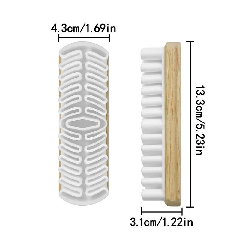 WELANE Suede Cleaning Shoe Brush, Nubuck Wood Brush for Jackets,