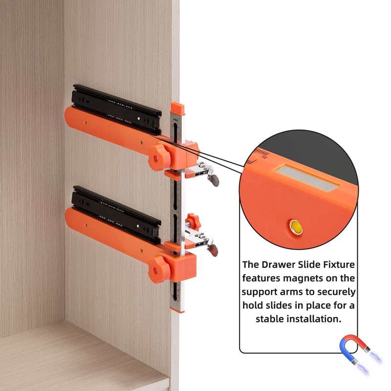 Imbot Drawer Slide Jig Precision Cabinet Drawer jig Tool with