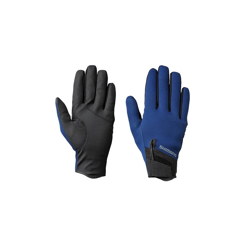 Shimano Titanium Alpha Glove Full Cover GL-013V Deep Blue L