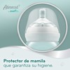 Advanced by Evenflo, Biberón Anticólicos Cuello Ancho, Transparente, Flujo Medio,