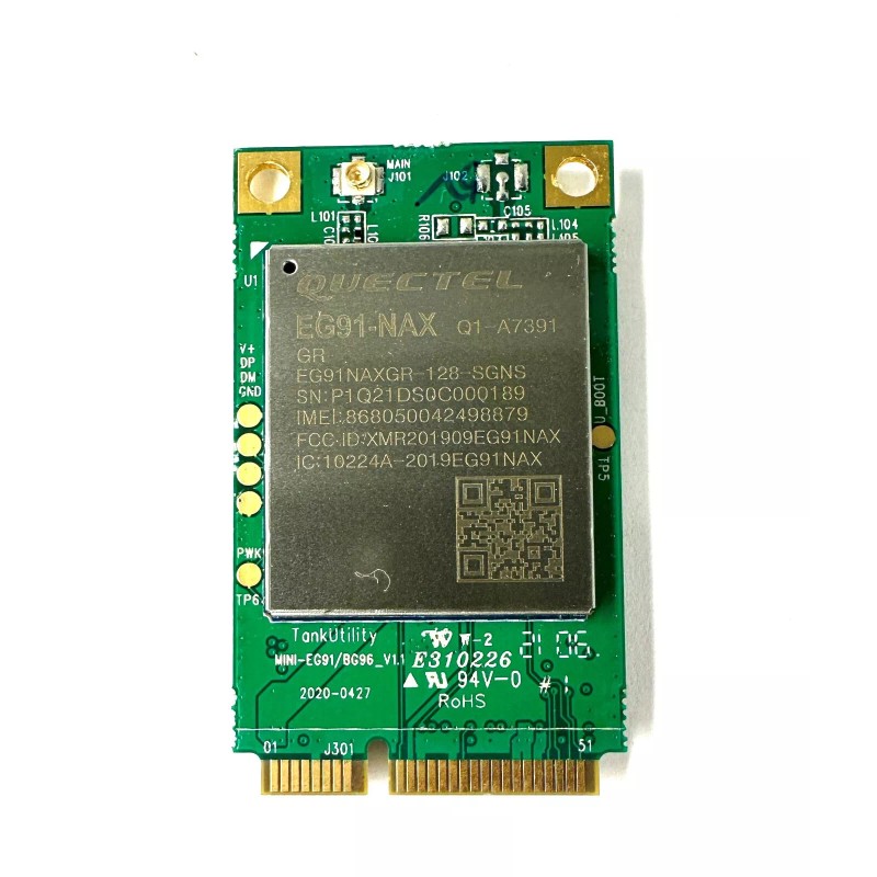 quectel EG91-NAX LTE CAT 1 module mini-PCI W/SIMM Quectel w/sim