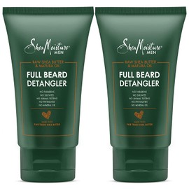 Shea Moisture Men Full Beard Detangler, Conditioner for Classic & Full Beard, Soften and Detangle Beard with Maracuja Oil & Shea Butter, Rich Moisturizer Beard Cream, Pack of 2 - 4 Oz Ea