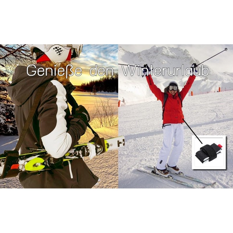 Steingraf Ski Carry Strap Transport Shoulder Back Protection Ski Strap