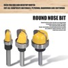 Round Nose Bit Core Box Bowl Tray Template Dish Carving