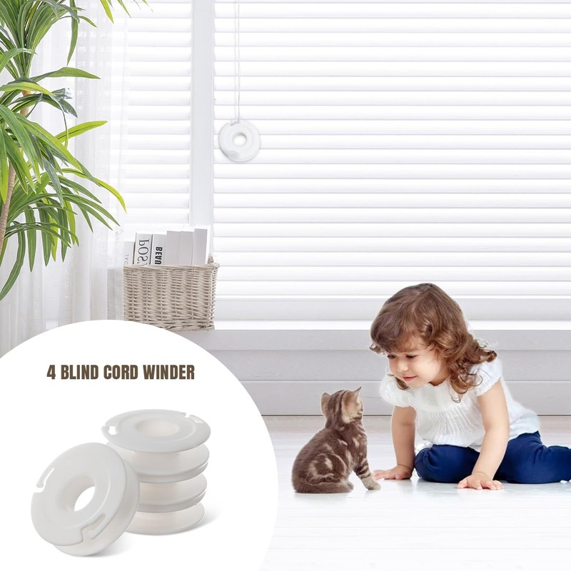 Lenink Blind Cord Winder, Window Blinds String Holder Cord Blind