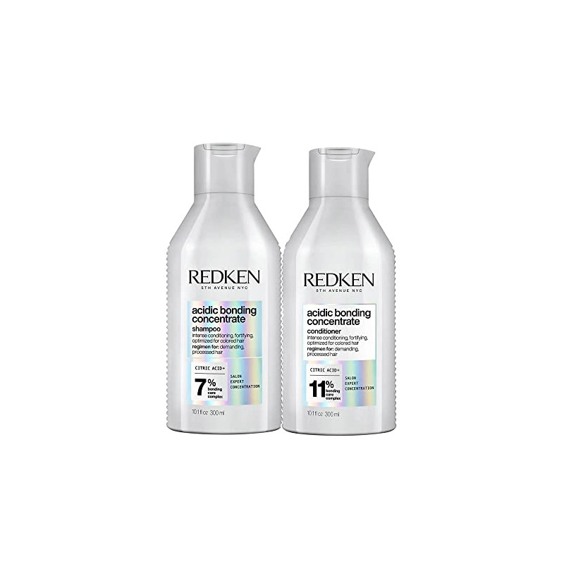 Redken Acidic Bonding Concentrate Shampoo 300ml and Conditioner 300ml Duo
