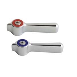 Chicago Faucets 369-PRJKCP 2-Pair 2-3/8-Inch Metal Lever Handles, Chrome by Chicago Faucets