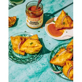 Brooklyn Delhi Mango Chutney, Major Grey Style Sweet, Gingery, Tangy, 9 Oz