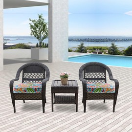 JMGBird 19 x 19 Outdoor Patio Furniture Cushions Set of 2 Waterproof Patio Chair Cushions for Garden Patio Furniture