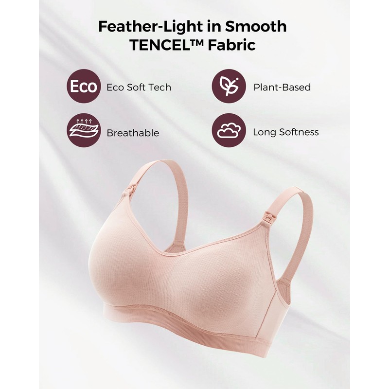 Momcozy Hands-Free Pumping Bra, Wireless & Seamless HF010 Breast Pump