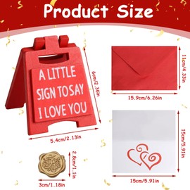 Romantic Valentines Day Gifts, A Little Sign To Say I Love You Mini Sign Decoration, Fun I Love You Sign Unique Birthday Anniversary Wedding Gifts for Girlfriend, Wife, Fiancee, Boyfriend