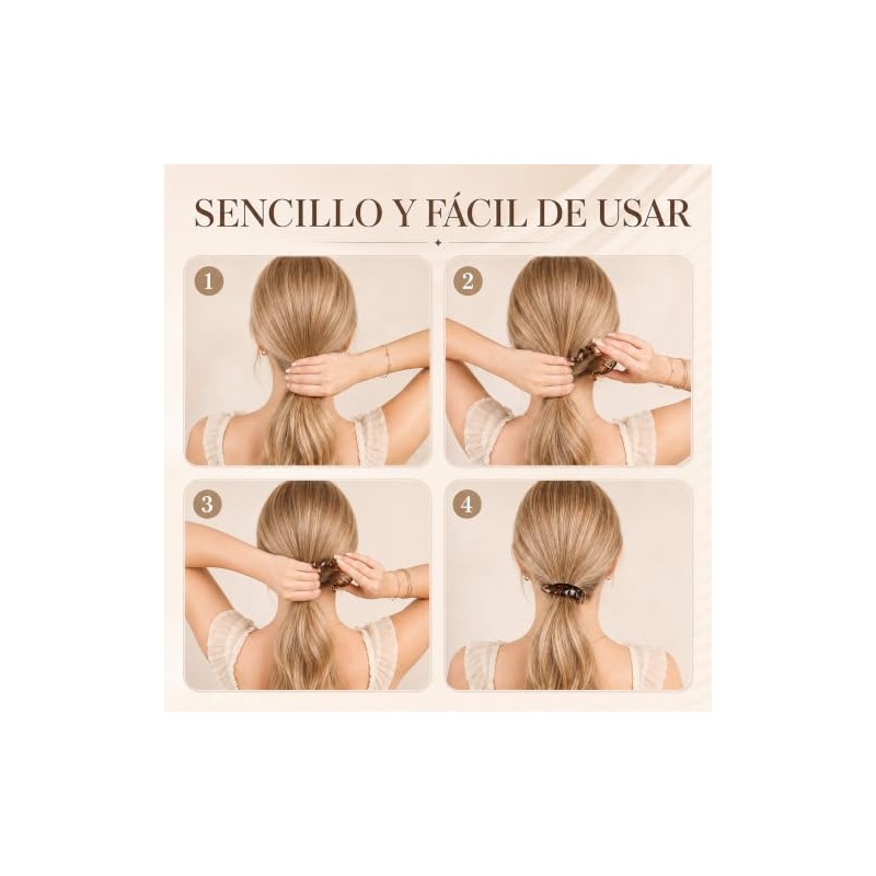 8PCS Pasadores Mujer,Mini Pinzas para el Cabello con Forma de