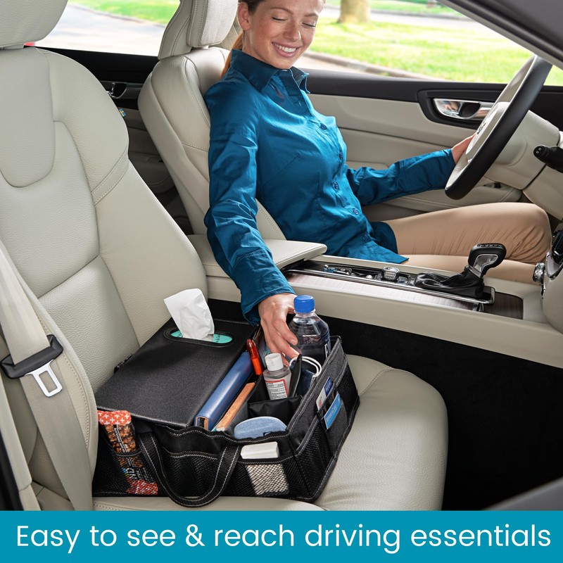 High Road SeatStash Car Front Seat Organizer for Driver and