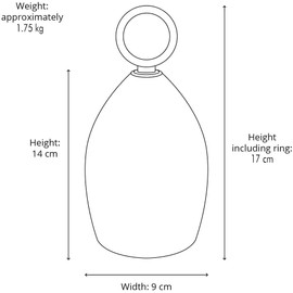 White Marble Doorstop Heavy Duty Non-Scratch 1.75kg Door Stop for Home Office