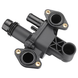 GEARLEADER LR073372 Thermostat Housing Water Outlet Pipe Fit for Land Rover Discovery Mk3 Mk4 Range Rover Sport 1316061 1331447 1357091