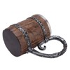 Viking Beer Mug with Handle 304 Stainless Steel Double Wall