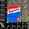Bazooka 4-PACK LOT OF BAZOOKA ORIGINAL BUBBLE GUM 6 PIECES