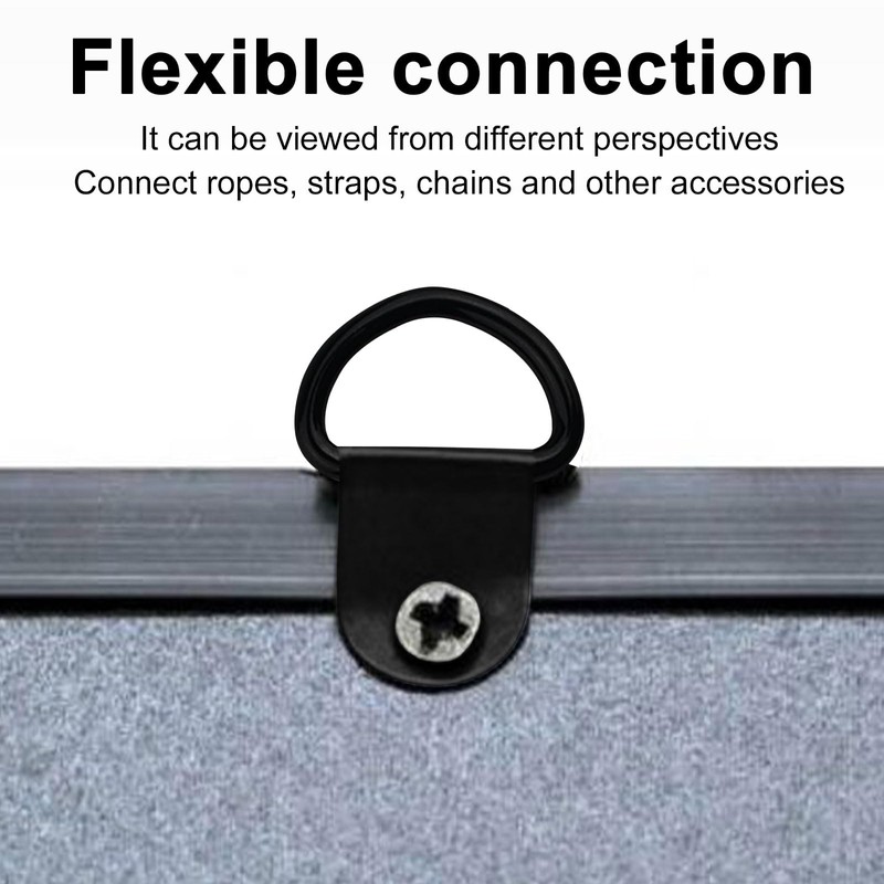 8 Pcs Tie Down Anchor Auto Car, Trailer D Rings