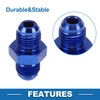 A ABSOPRO Male Flare Reducer Hose Fitting Adapter AN6-AN6 Fuel