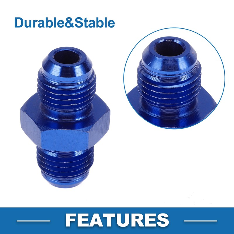 A ABSOPRO Male Flare Reducer Hose Fitting Adapter AN6-AN6 Fuel