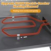 Upgrade 1650W Electric Smoker Heating Element with Adjustable Thermostat Controller,
