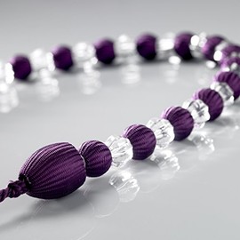 Alan Symonds Earle Beaded Rope Curtain Tie Back, Purple