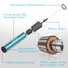 VOMELON Milk Frother, Rechargeable Battery Operated Frother for Coffee,Portable Drink