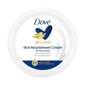 DOVE, Rich Nourishment Cream, Hidratación Profunda y Nutrición de Larga Duración, Crema Hidratante para Rostro y Cuerpo