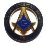 Masonry Masonic Black And Gold PHA Masons Cut Out High