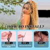1LX P27613 Deep Wave Human Braiding Hair Extensions 18 18