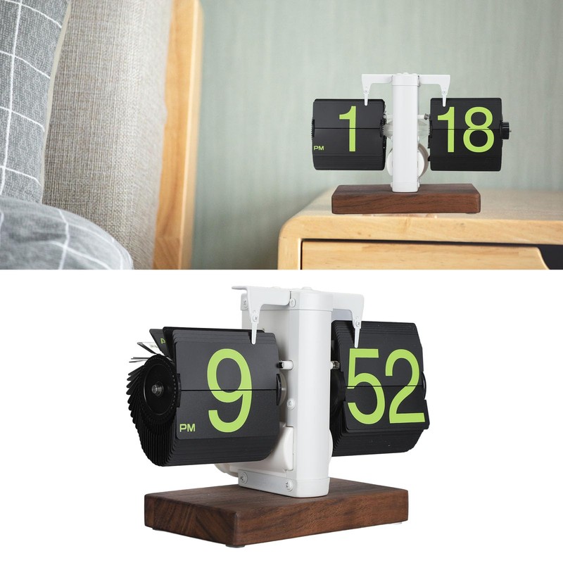 Ausla Large, Smooth Numbers and Retro Design Flip Clock with